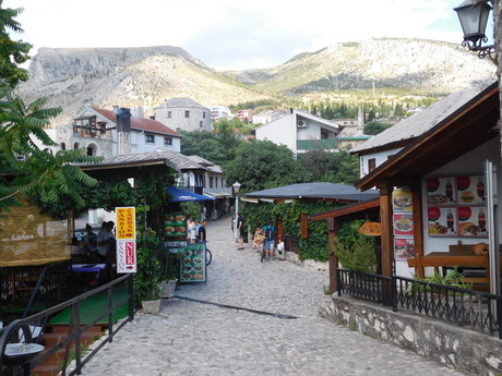 downtown Mostar