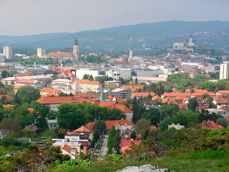 Nitra - pohled z Kalvárie